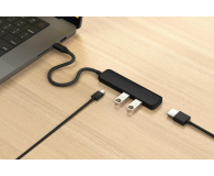 Satechi 4-in-1 USB-C Slim Multiport Adapter 4K USB-C, czarny STP4SK - 1358262 - zdjęcie 5